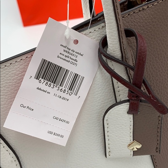 Kate Spade Eva Split Handle Small Top Zip Satchel - Picture 15 of 16